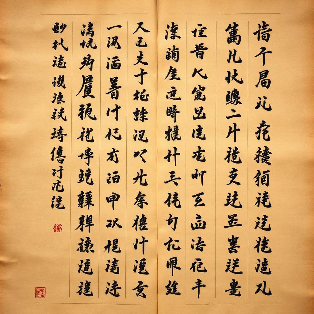 Han dynasty clerical script (lishu) brushed in black ink on aged silk